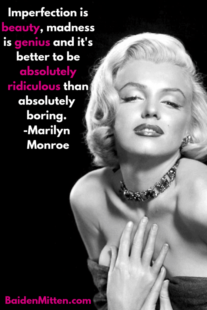 Beauty Quote - Marilyn Monroe